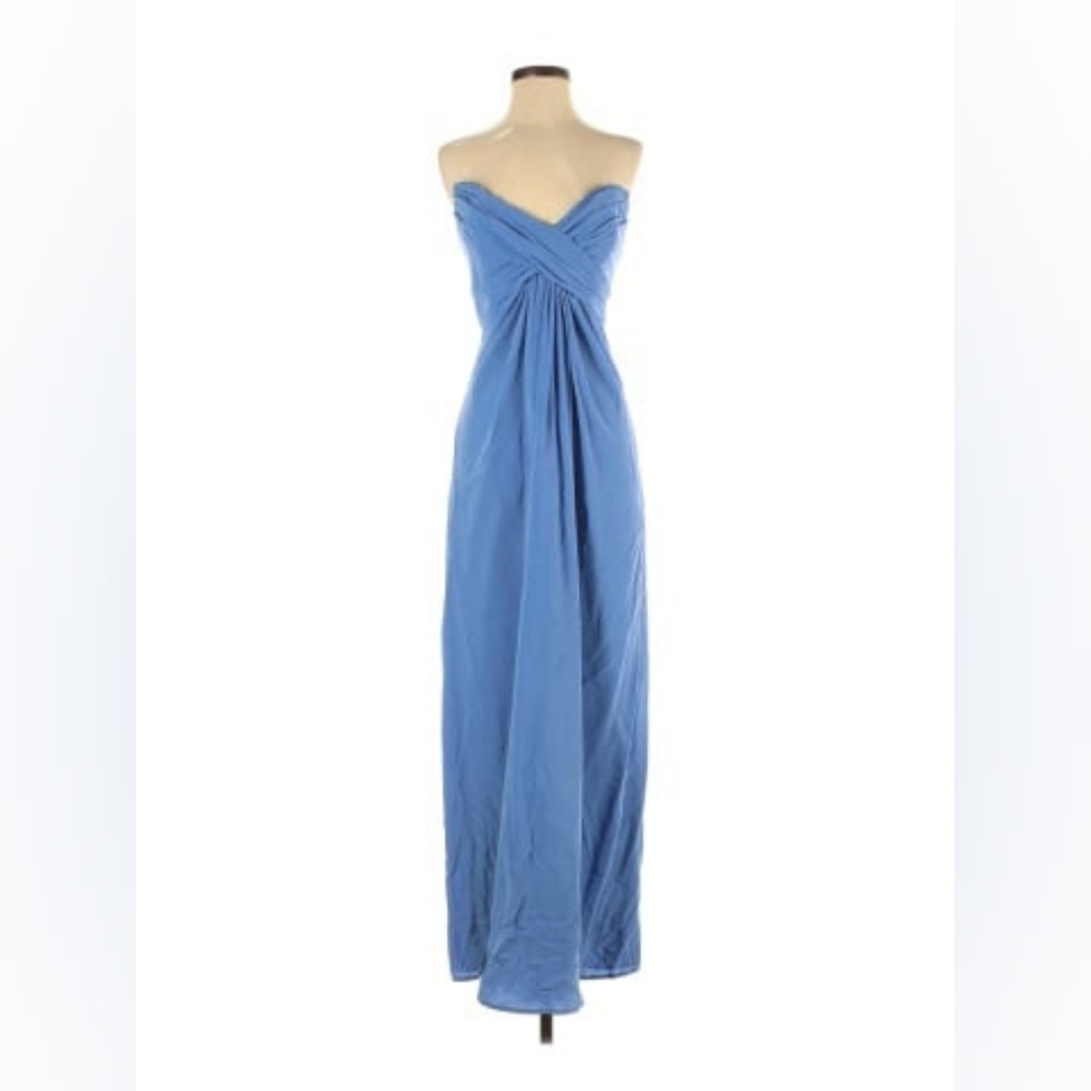 Zimmerman Silke Strapless Dress - Size 1 - periwinkle blue